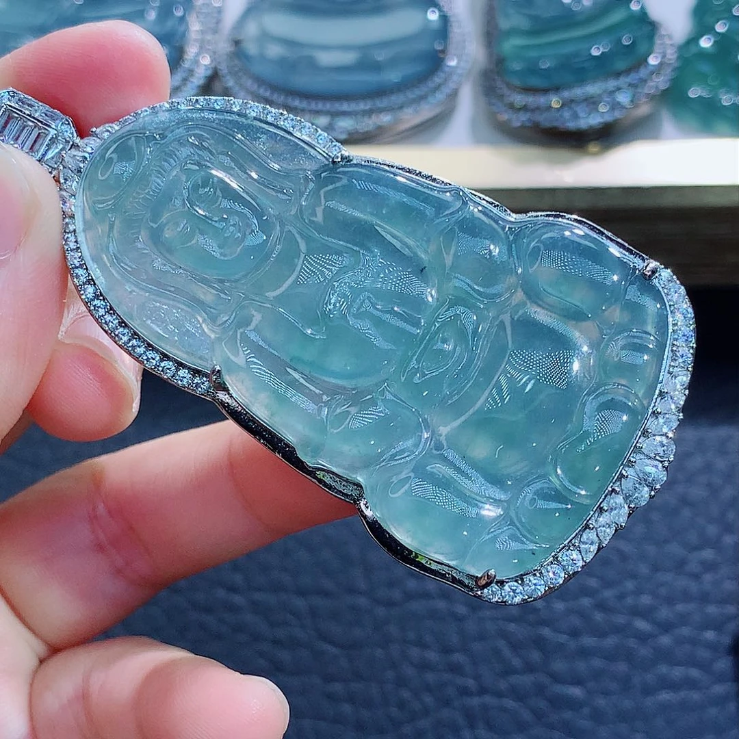 未镶嵌挂件翡翠翡翠