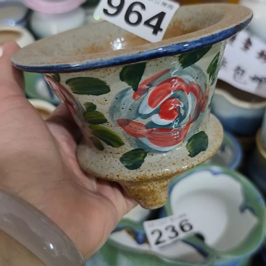 景德镇手工高温陶瓷：内9.5口高10