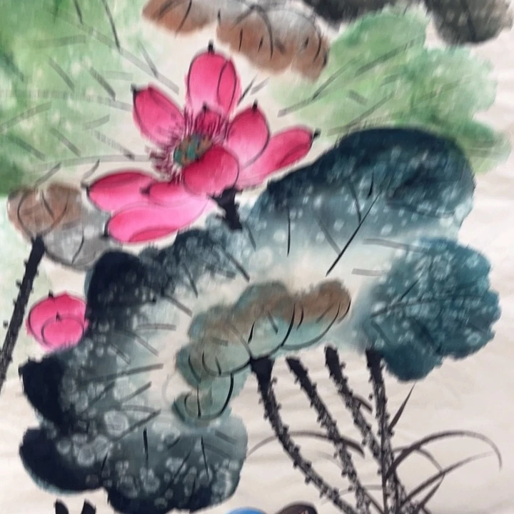 国画我的心好痛啊我的心真的好痛啊好痛啊