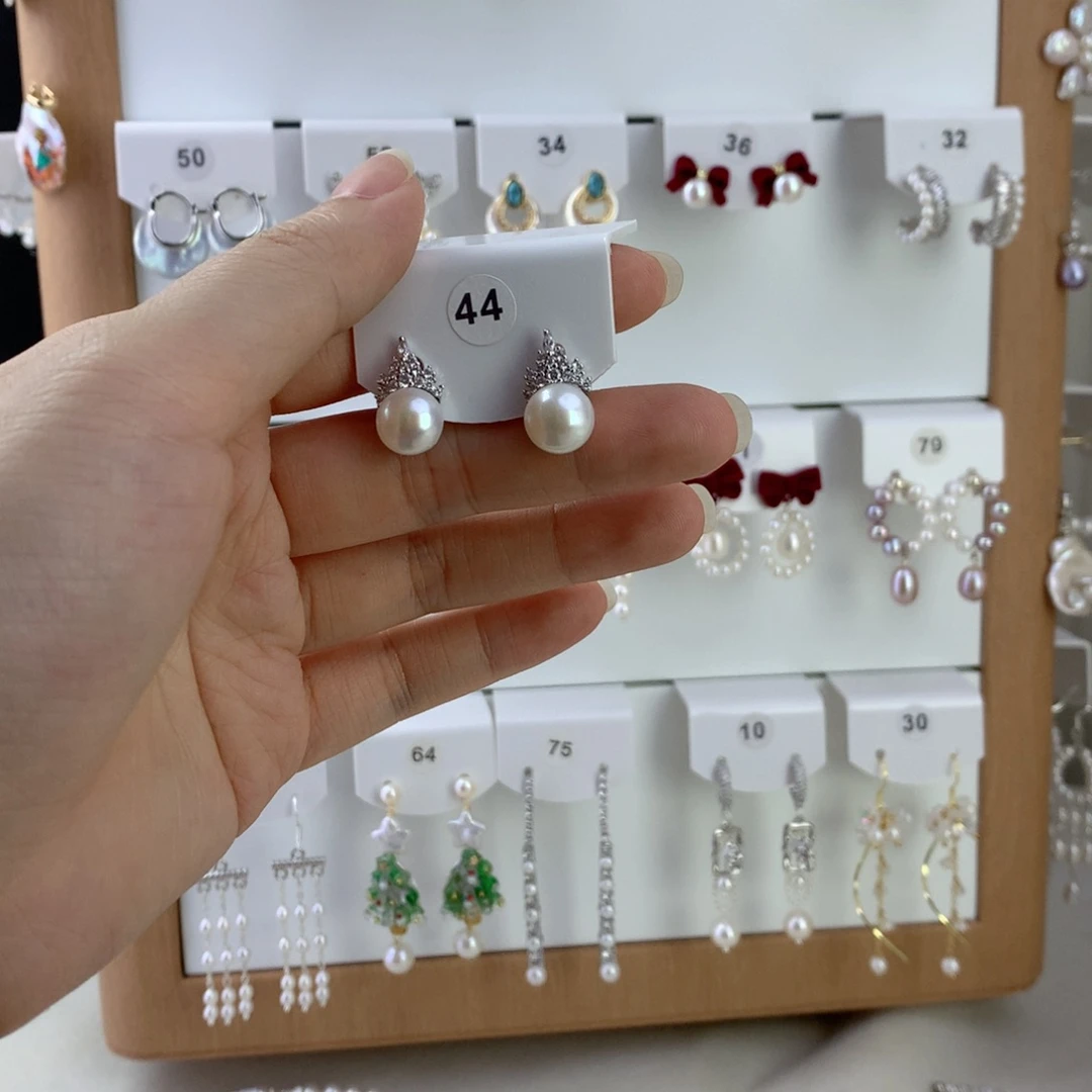 未镶嵌耳饰淡水珍珠