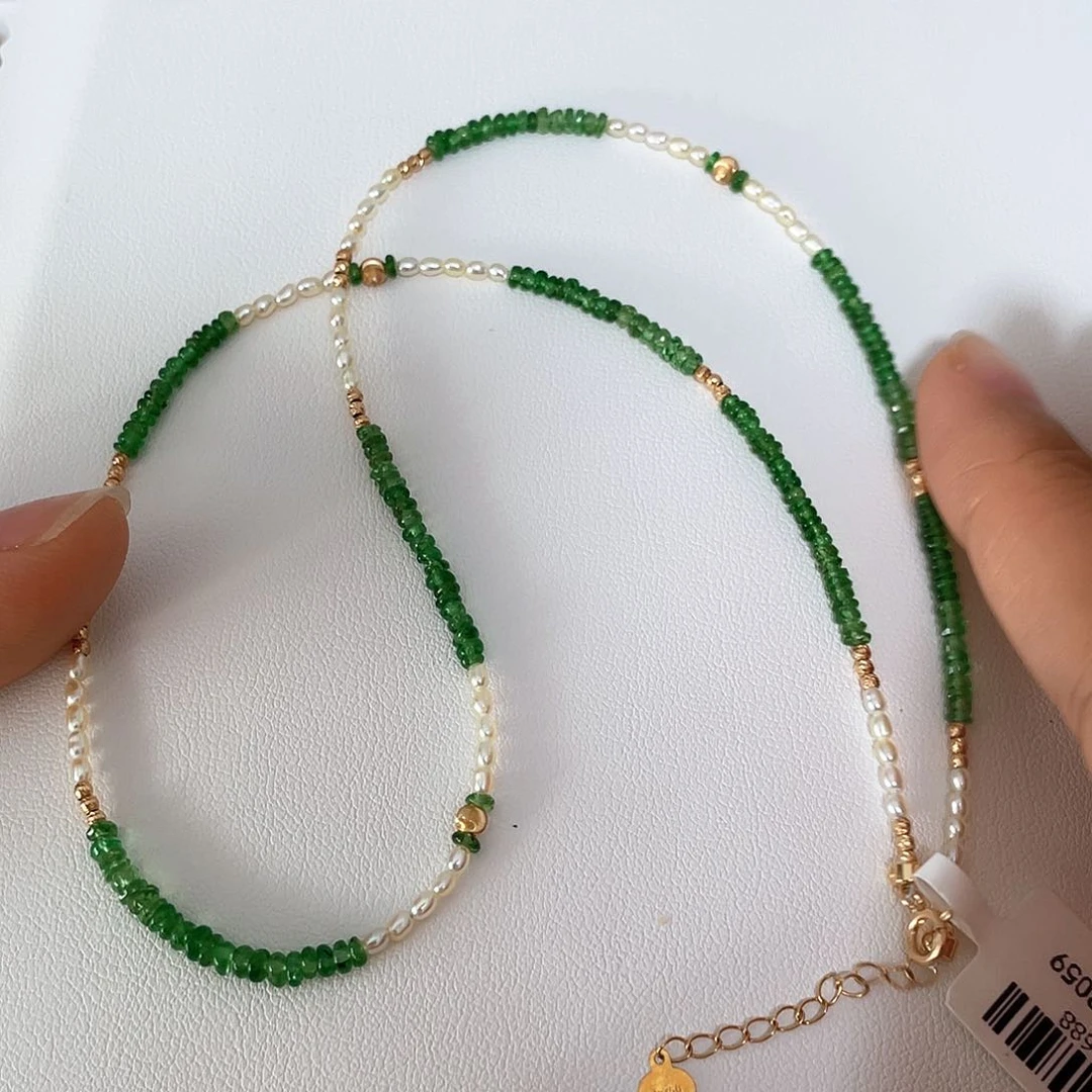 海水珍珠18K金镶嵌颈饰