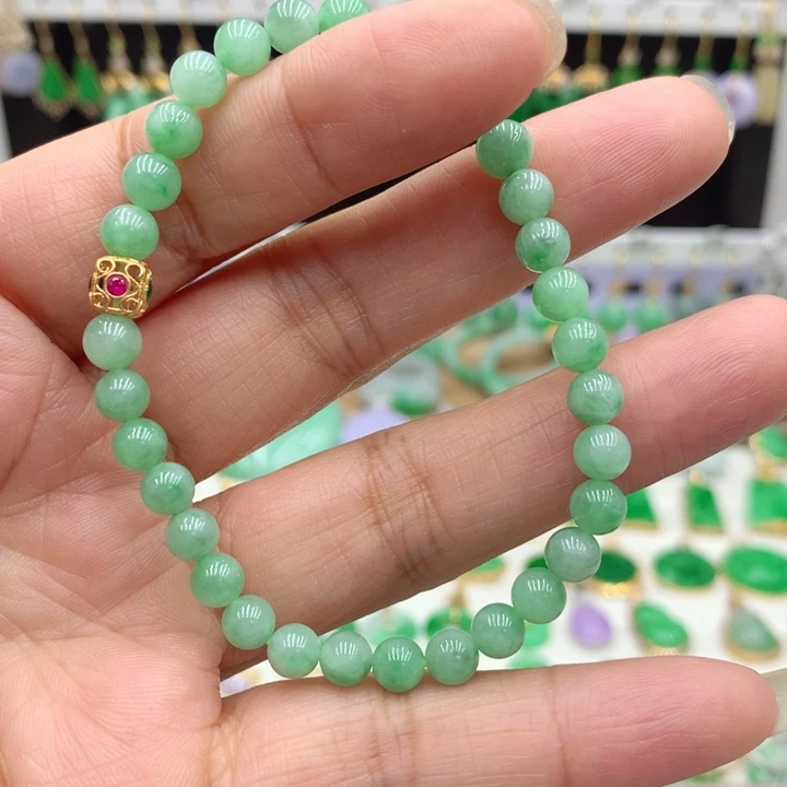 翡翠未镶嵌手串的