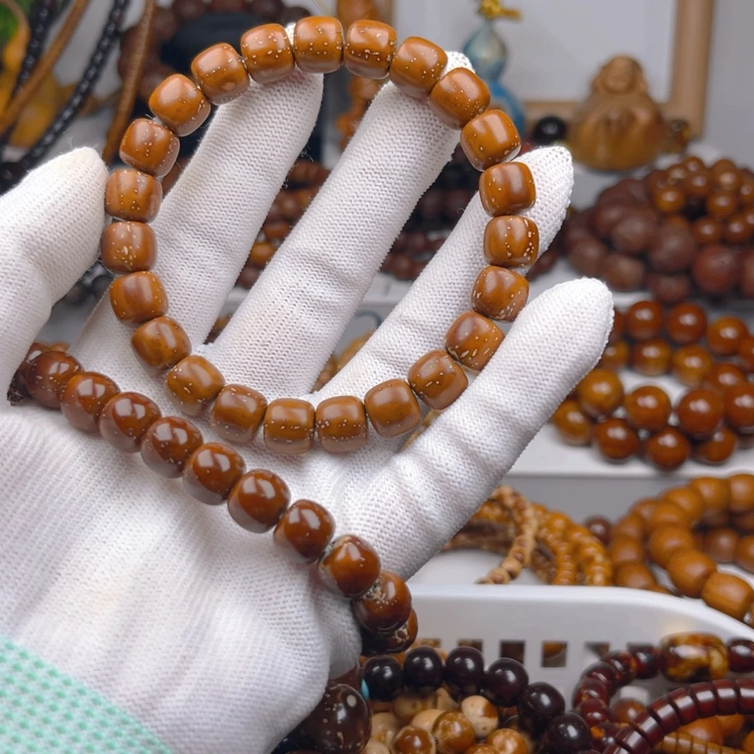 手串紫金鼠裴*基紫金鼠实心微瑕10