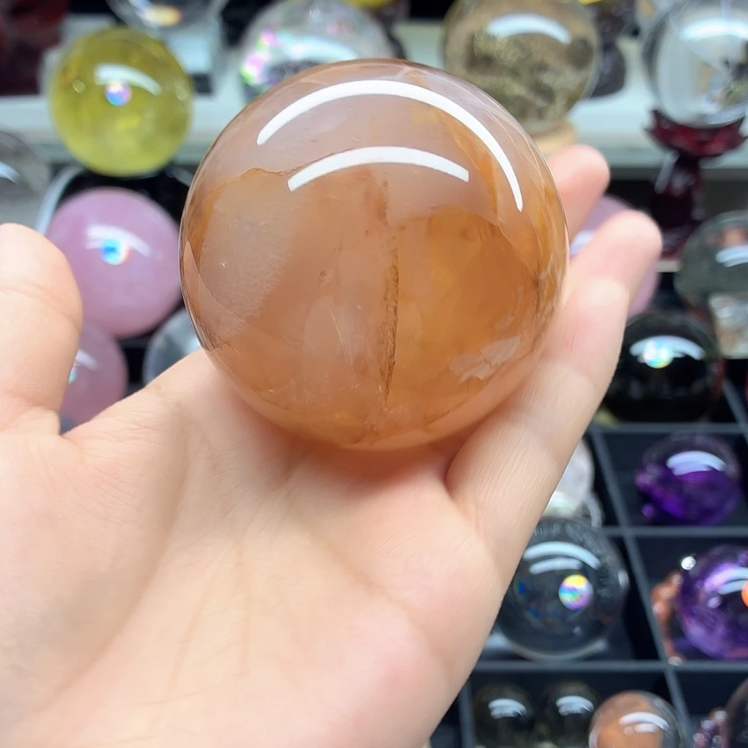 未镶嵌水晶珠宝半成品黄椒花63六芒星