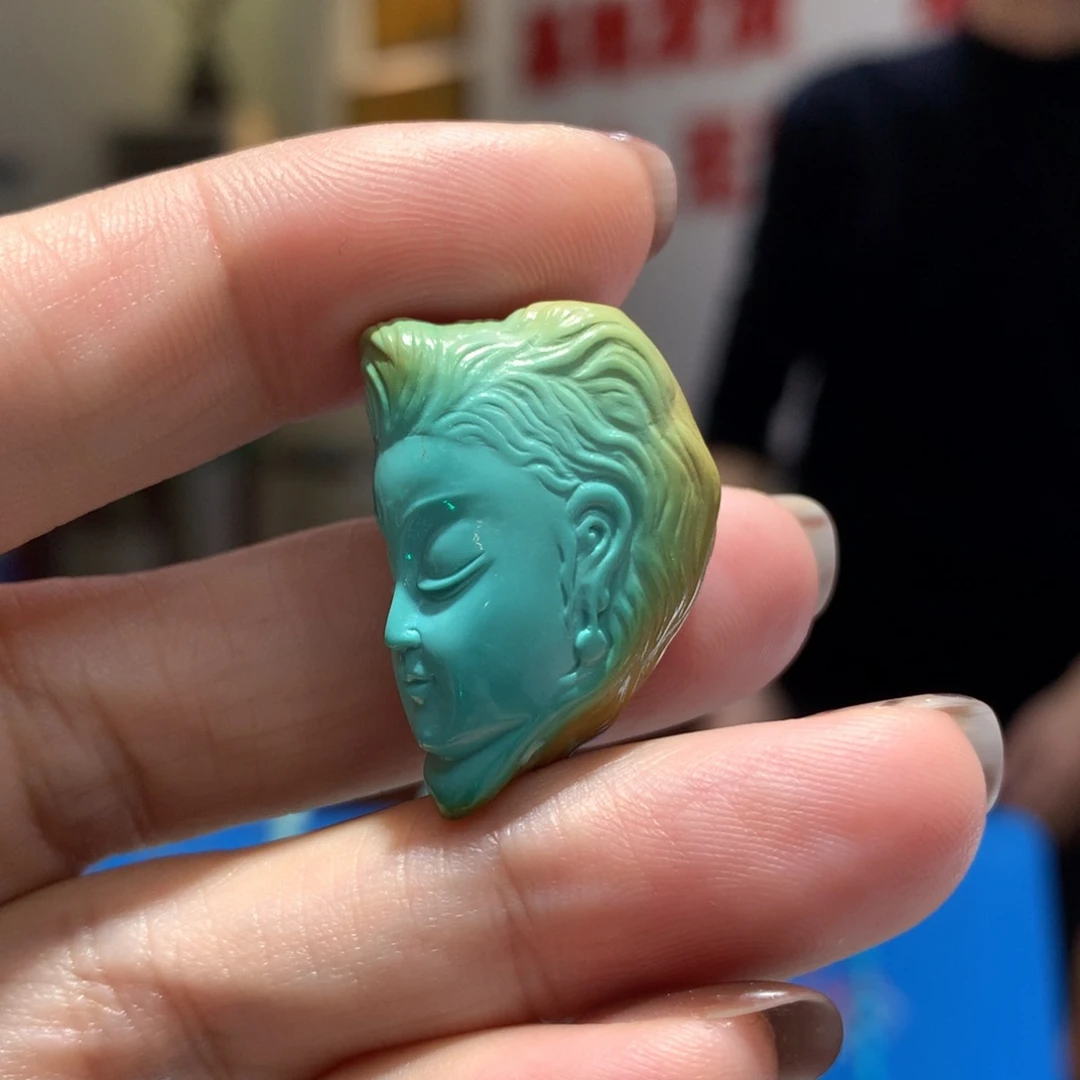 未镶嵌绿松石吊坠