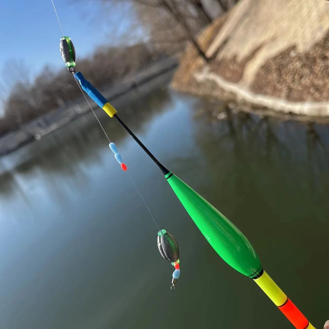 自动找底漂高灵敏夜光漂钓鱼手海杆免调漂快拆路亚前导线