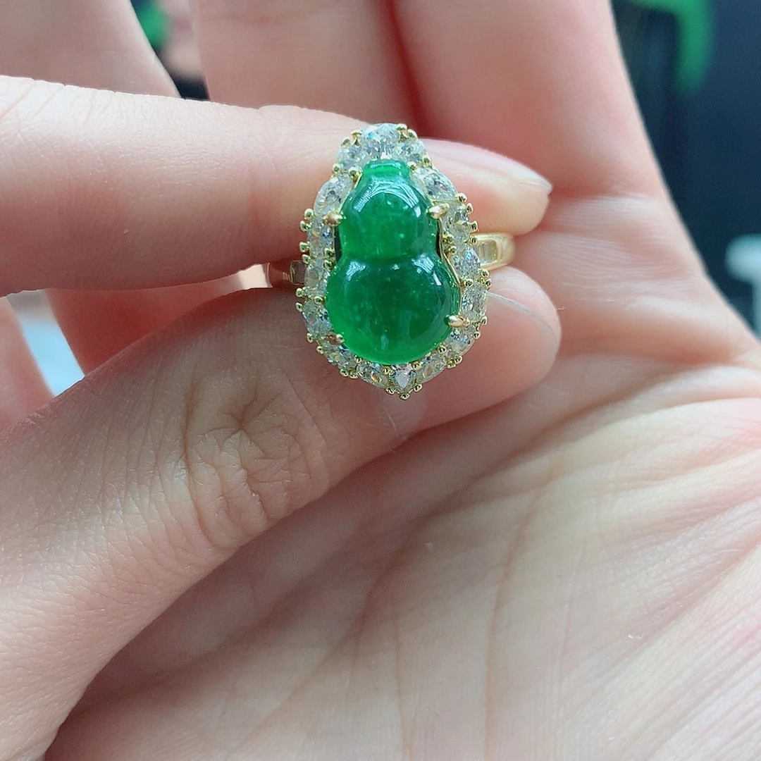 翡翠银S925镶嵌颈饰