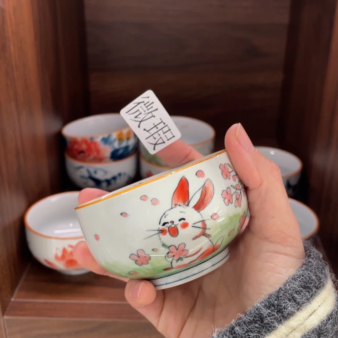 微瑕釉下彩纯手绘