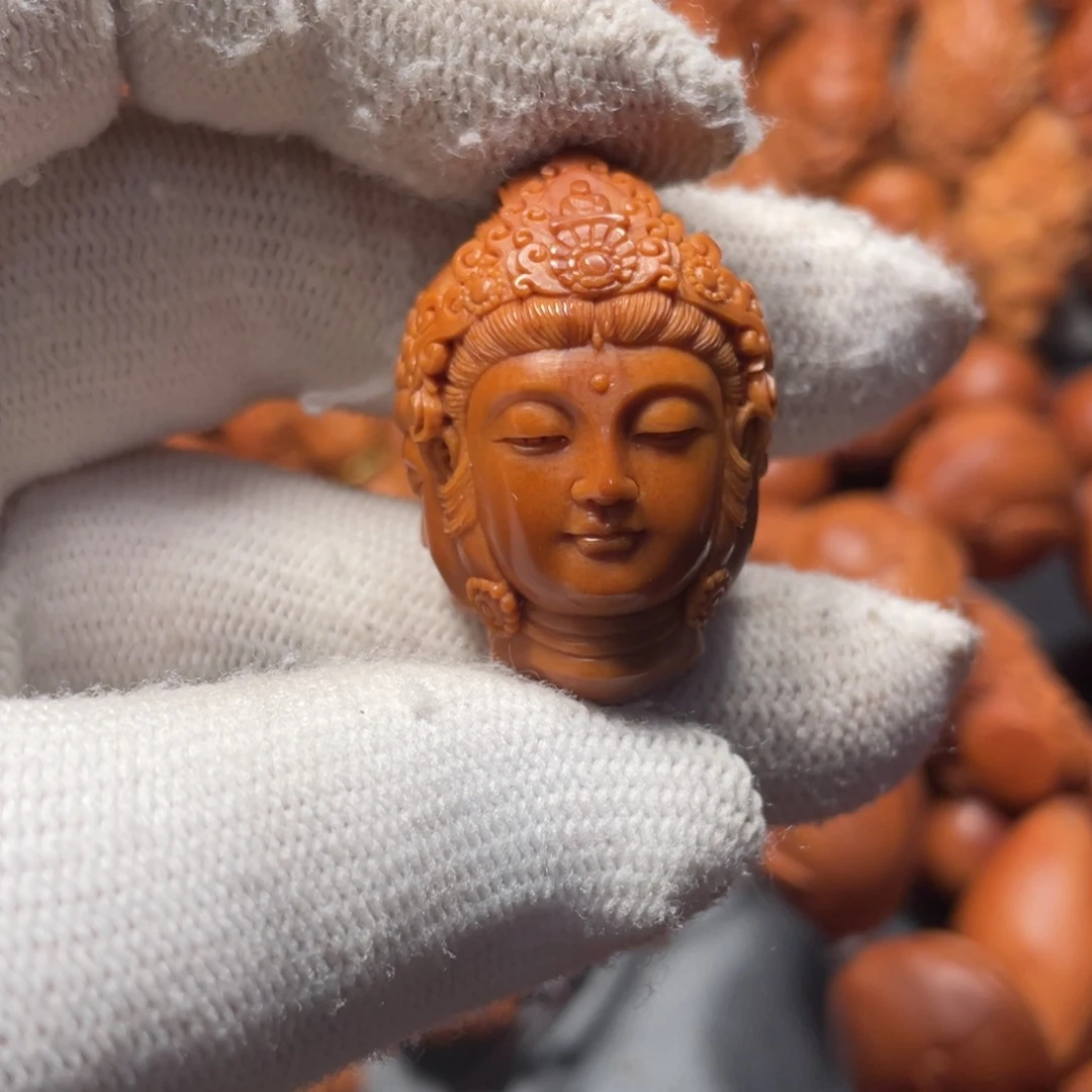 【闪购商品】橄榄核手串/手链三面观音。