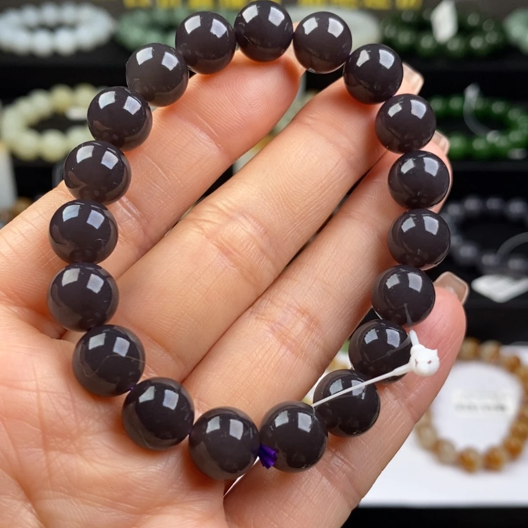 和田玉手串未镶嵌小**爸