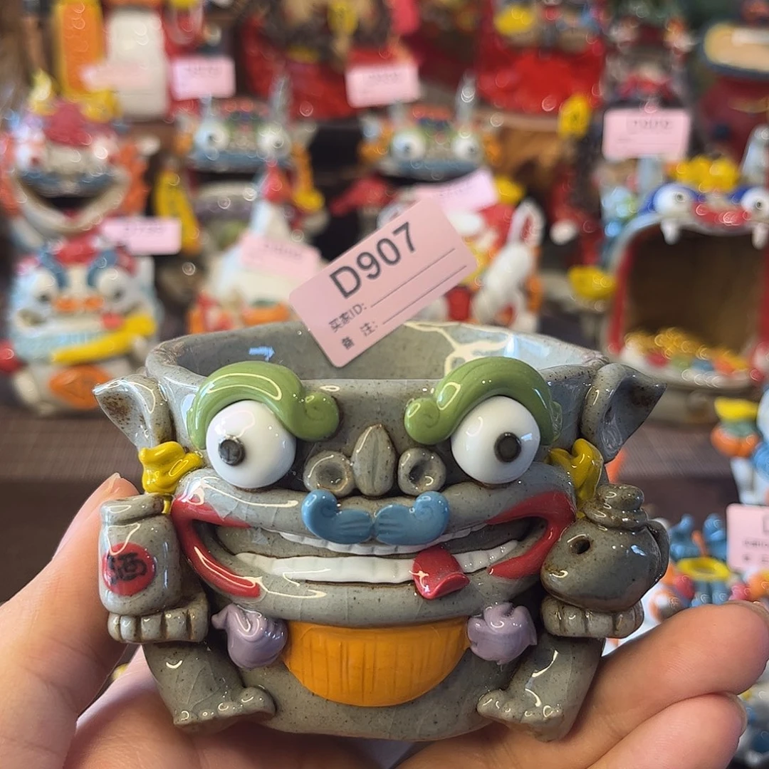 泥塑纯手工茶宠摆件