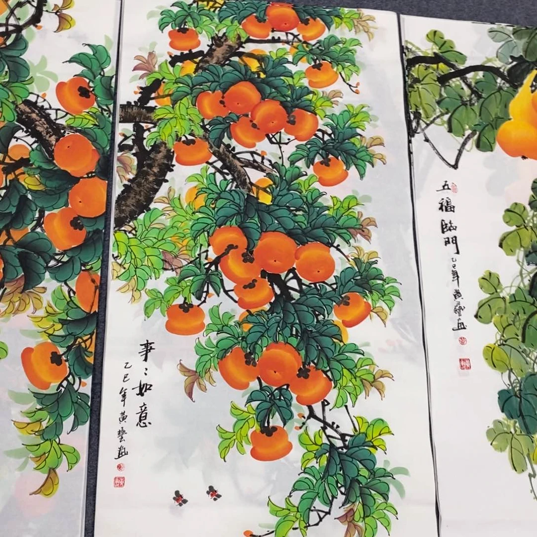 国画尺寸140✖️70四尺精品手绘画