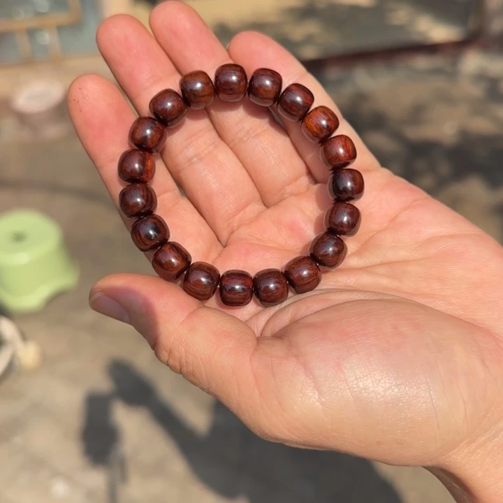 黄花梨/降香黄檀手串/手链10x11老料珠680