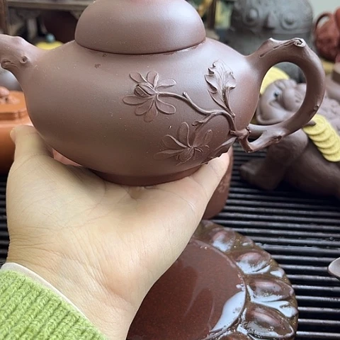 豪***杰紫砂茶壶宜兴紫砂666