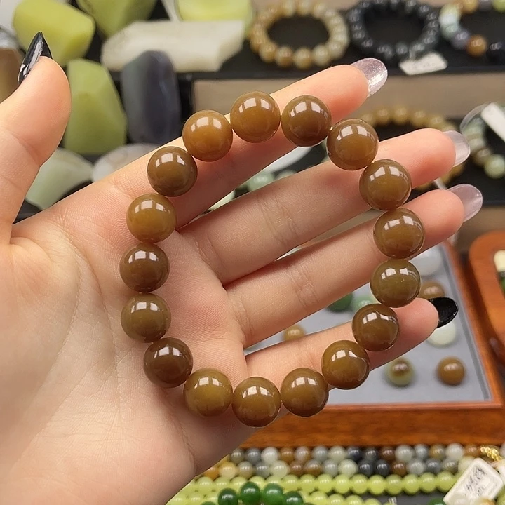 和田玉（糖玉）未镶嵌手链