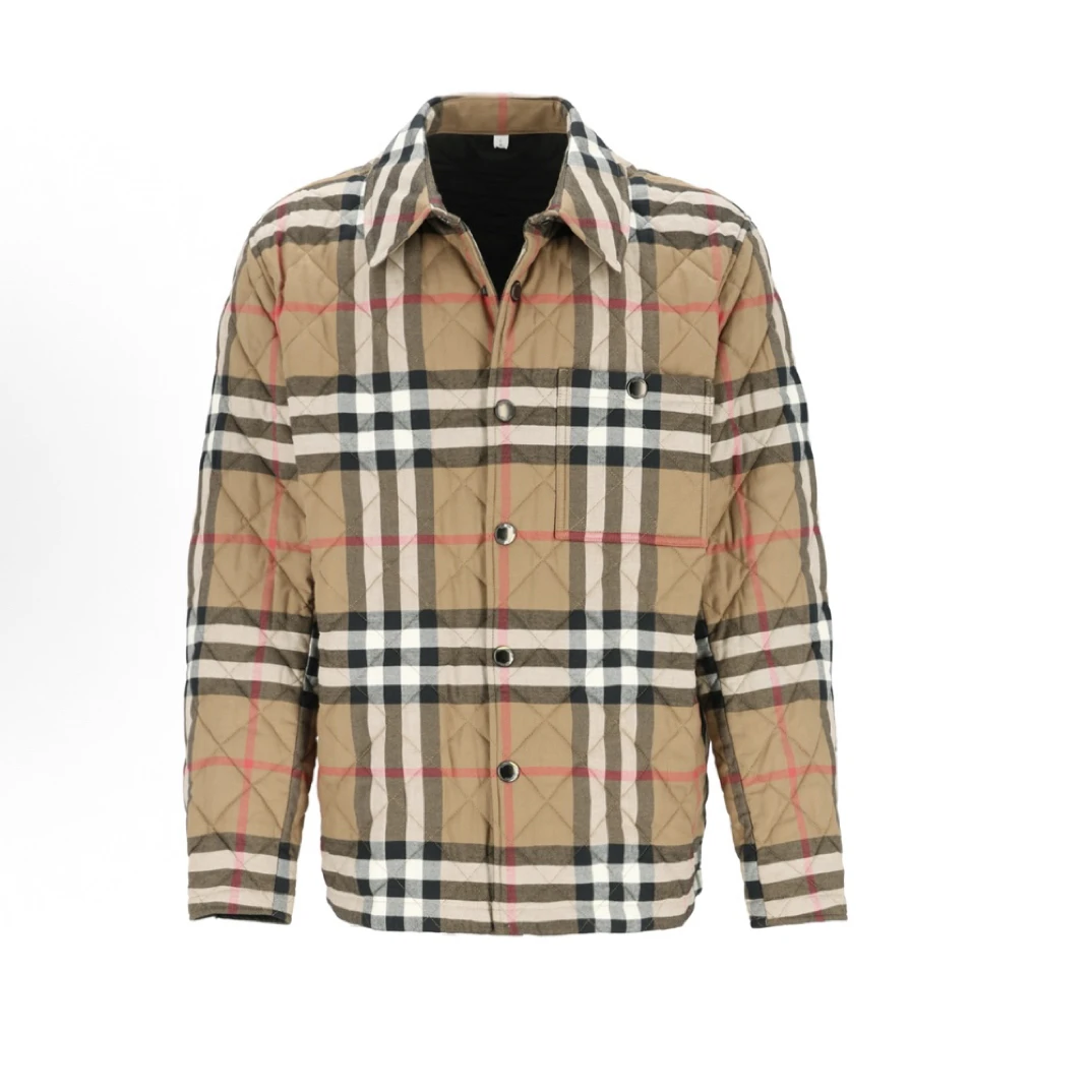 未使用 BURBERRY/博柏利 【艾薇淘全球欧美站】格纹单排扣长袖棉服