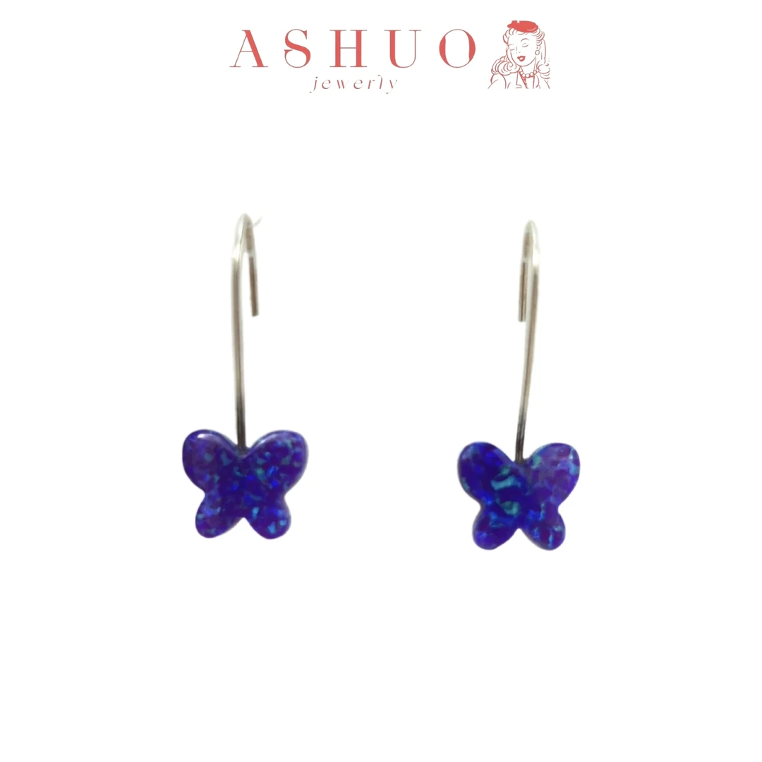 铜合金耳饰 阿烁中古Cecile&J  as10308