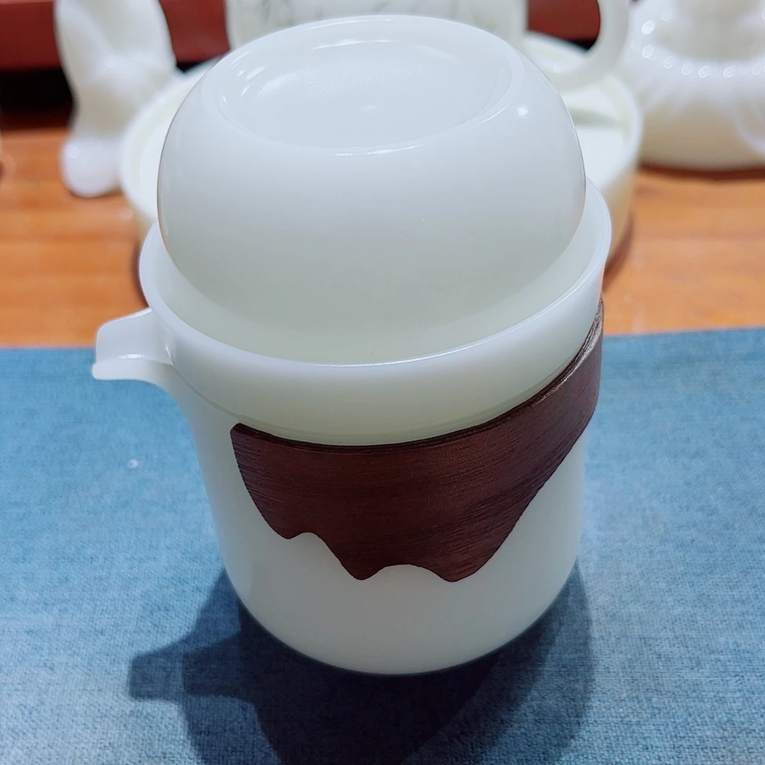 陶瓷素烧璞玉1壶4杯111111