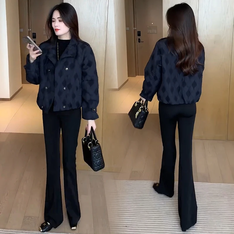 气质短款外套女2025秋冬新款时髦洋气显瘦小个子百搭休闲夹克上衣