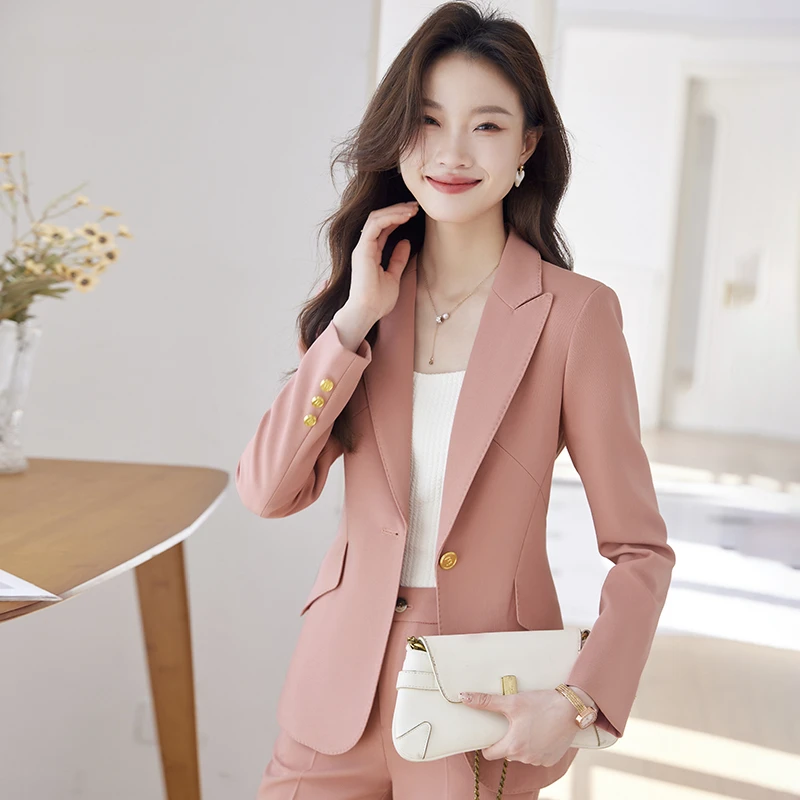 秋冬西装套装女2025新款气质高级感修身显瘦商务正装休闲职业西服