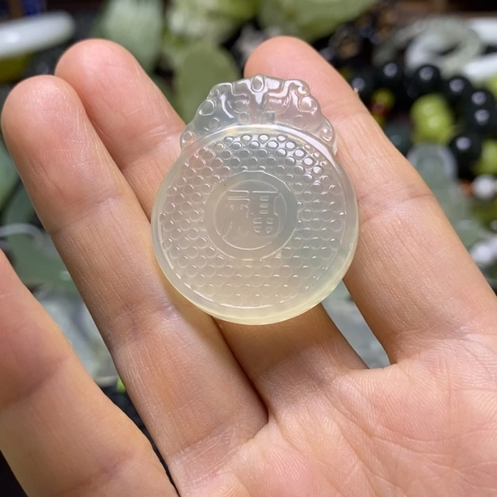 岫玉未镶嵌岫玉挂件