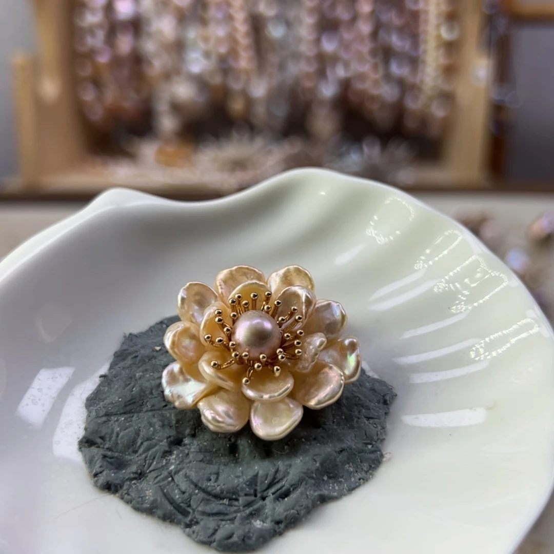 淡水珍珠手链合金