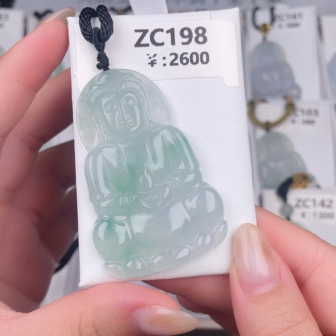 翡翠未镶嵌颈饰zc198