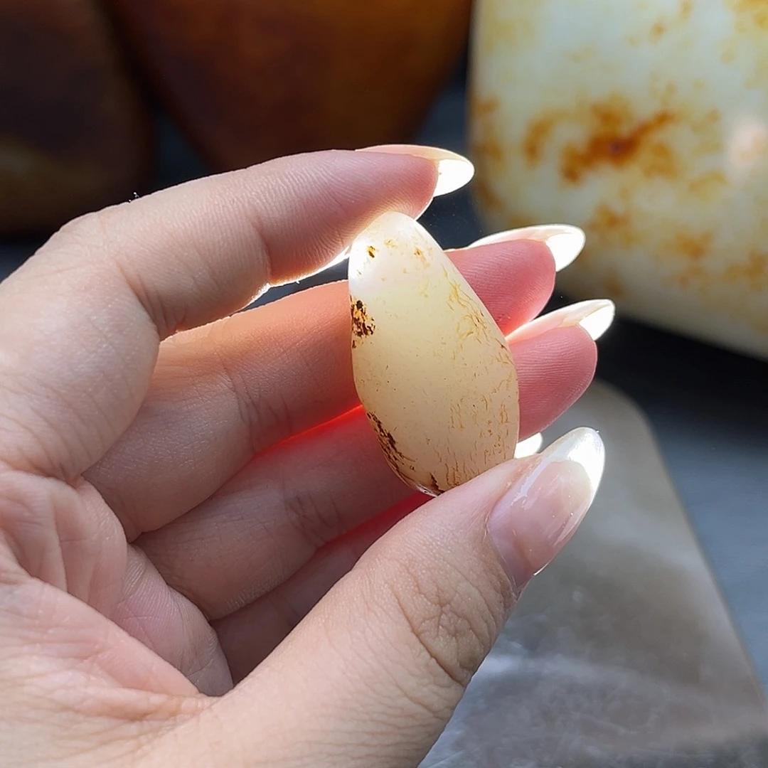 和田玉未镶嵌吊坠(不含链)