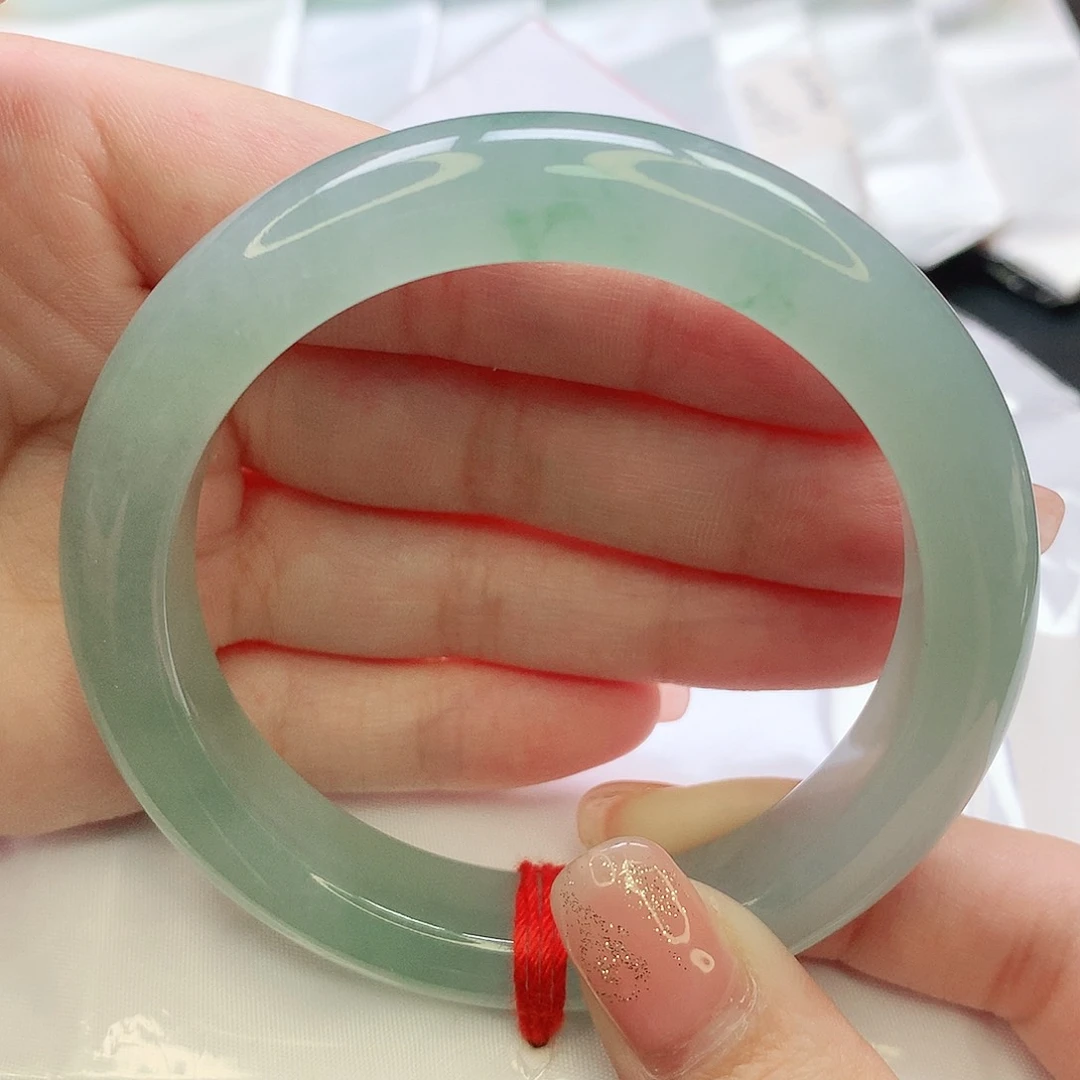 未镶嵌手镯翡翠缅甸天然A货翡翠 58