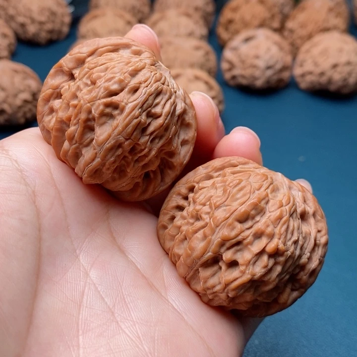 文玩核桃把件41磨盘