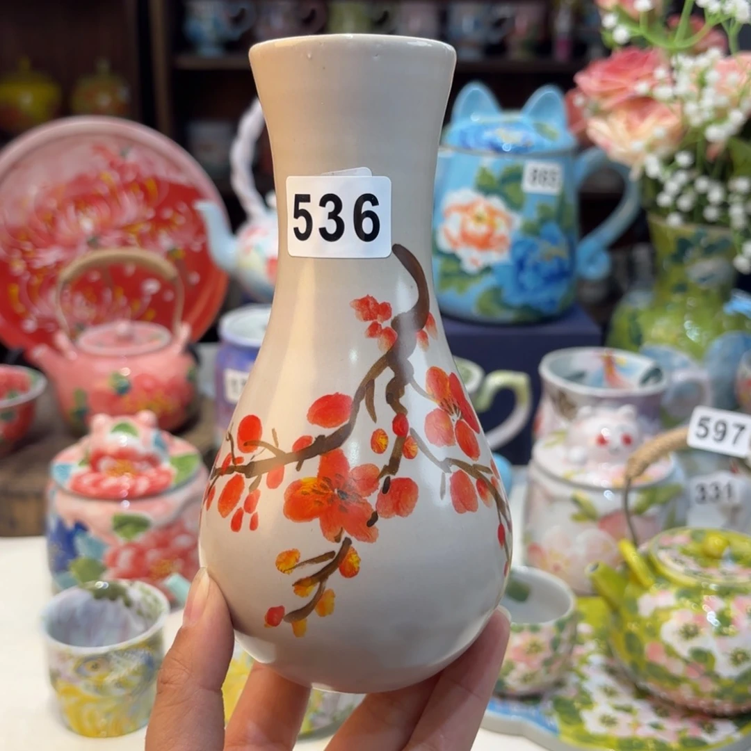景德镇手绘高温釉下彩陶瓷茶具