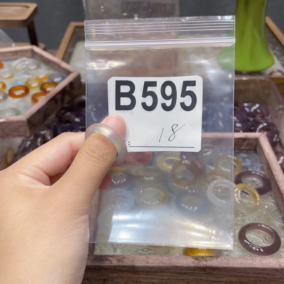 玛瑙/玉髓未镶嵌戒指595