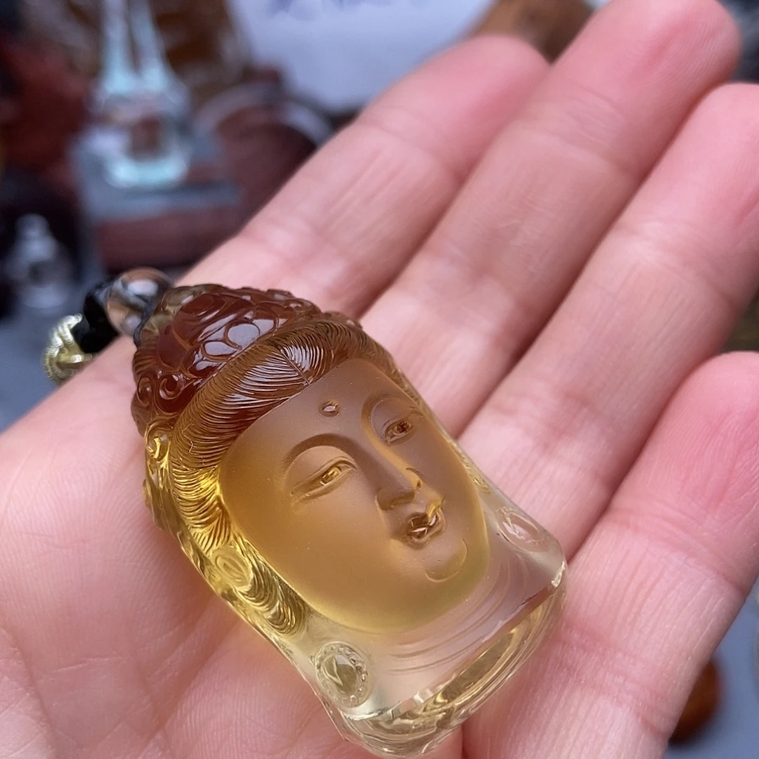 水晶颈饰未镶嵌吊坠