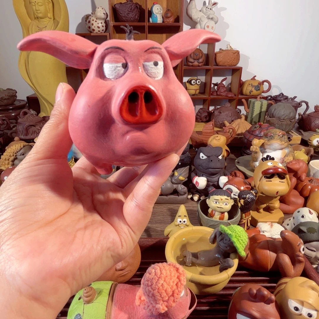 紫砂茶壶大*哥纯手工制作过程就是