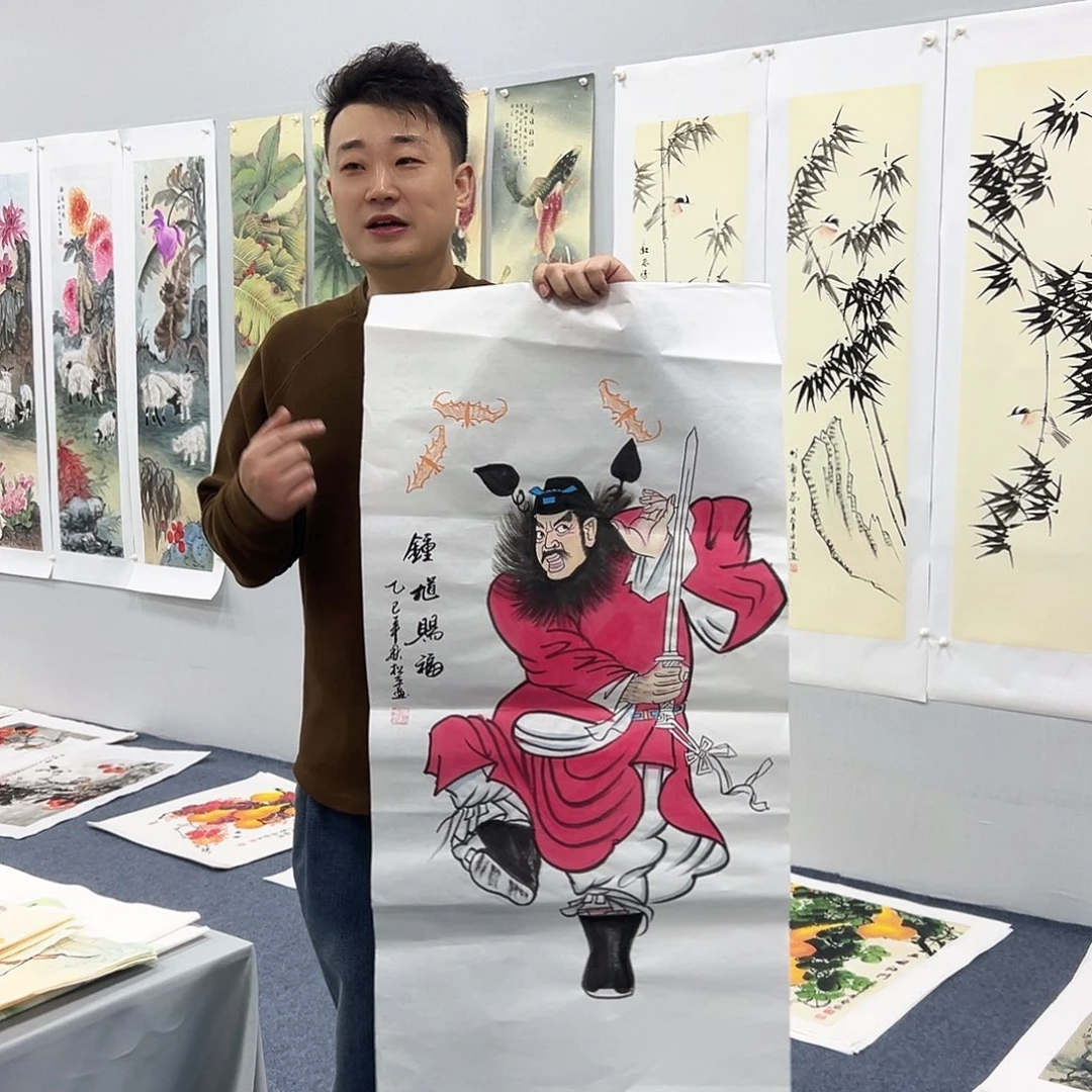 国画国画作品宣纸纯手绘