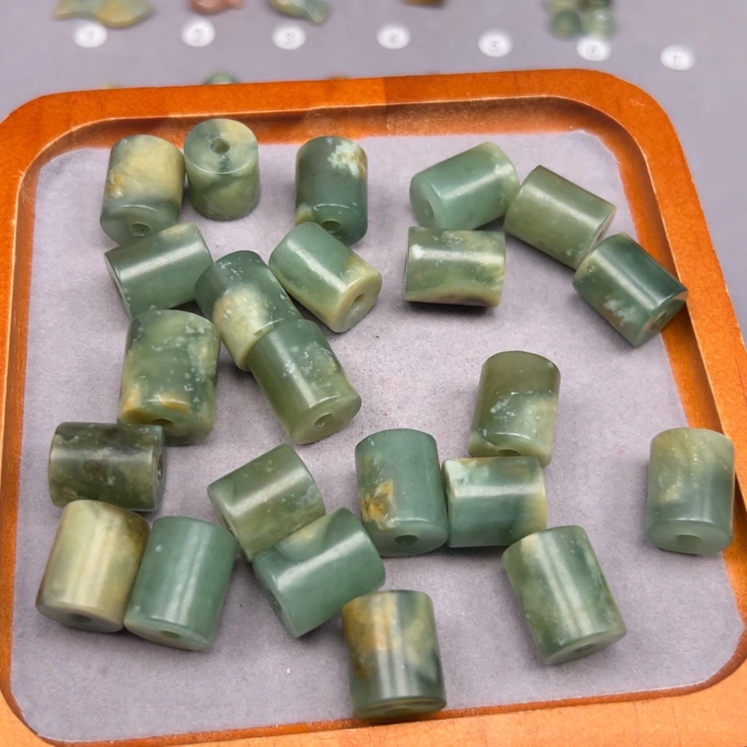 未镶嵌蛇纹石玉颈饰微瑕不退不换