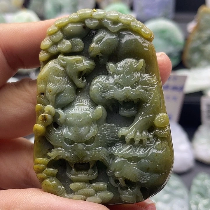 翡翠未镶嵌颈饰天然翡翠