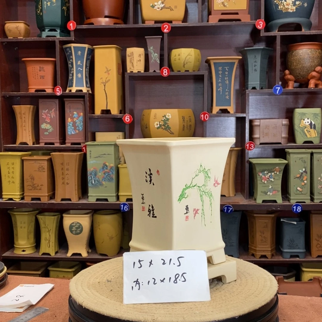 紫砂花盆紫砂花盆