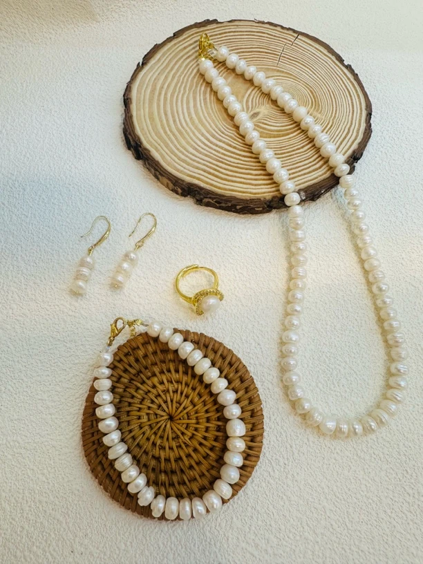 铜合金项链 3210号新款个性项链耳环戒指手链金色长