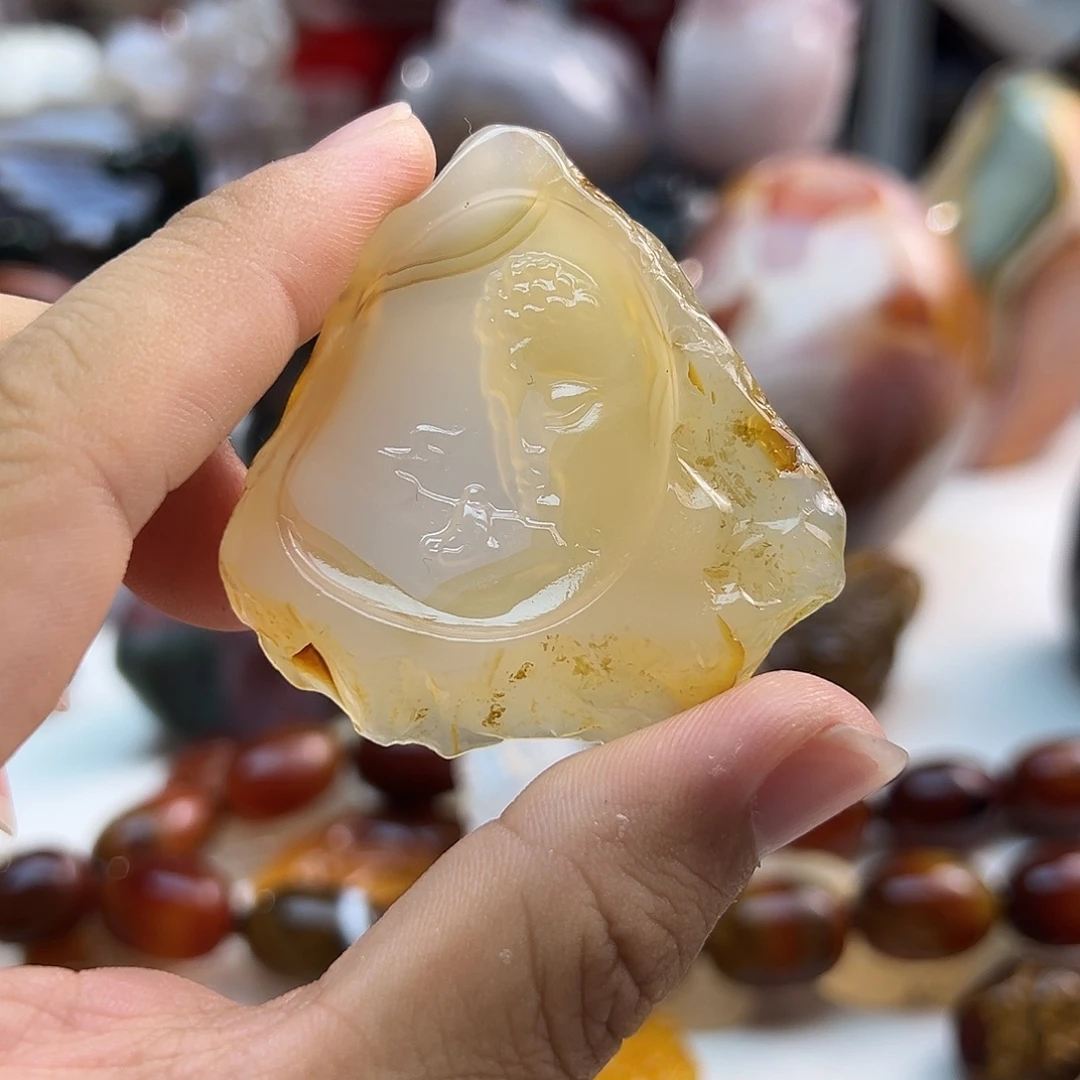 星****玛瑙/玉髓未镶嵌吊坠(不含链)
