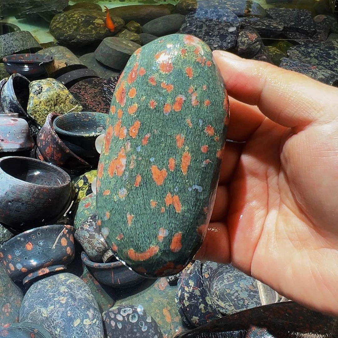 梅花玉鱼缸石茶周边不退不换
