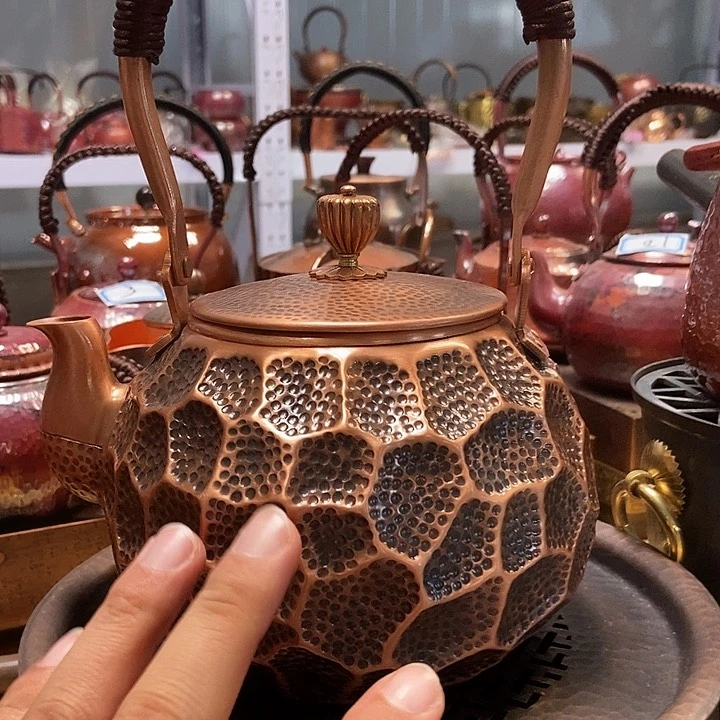 纯手工制作一铜壶