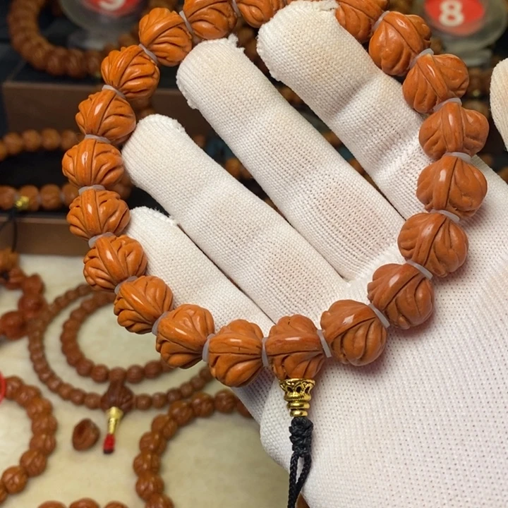 手串桃核秦岭龙纹桃核