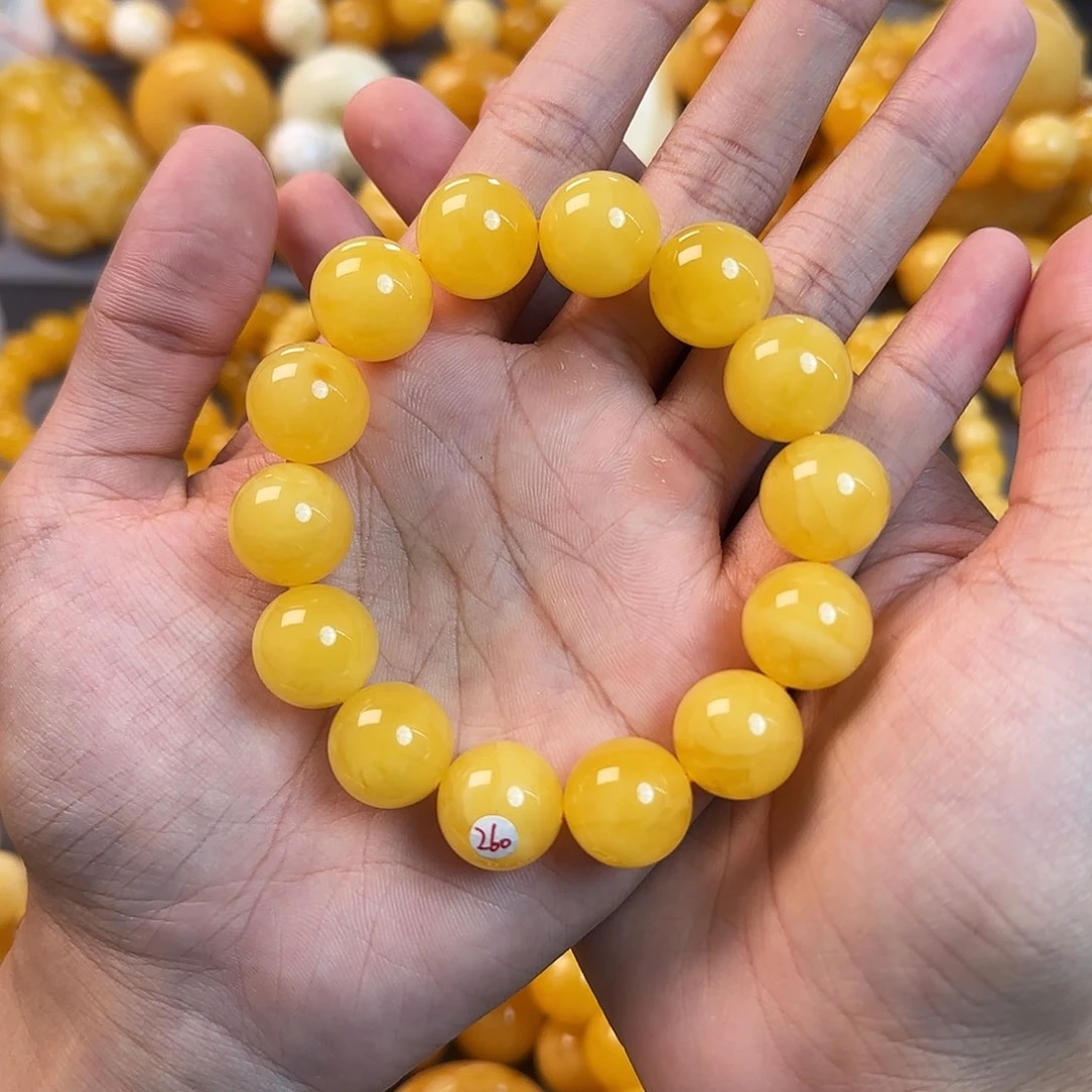 未镶嵌琥珀珠宝奇石16mm同料