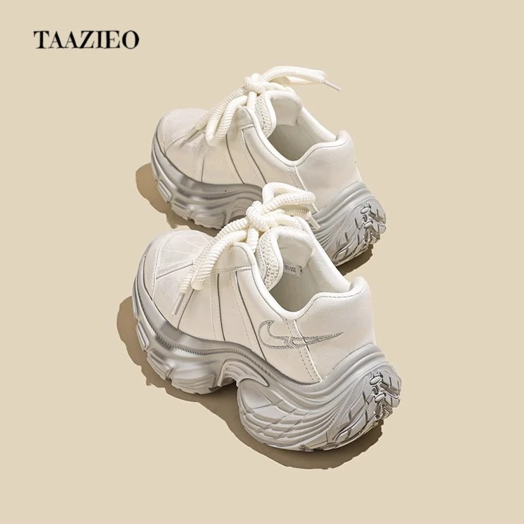 TAAZIEO复古厚底增高巴黎老爹鞋女款秋季新款爆款百搭休闲运动鞋