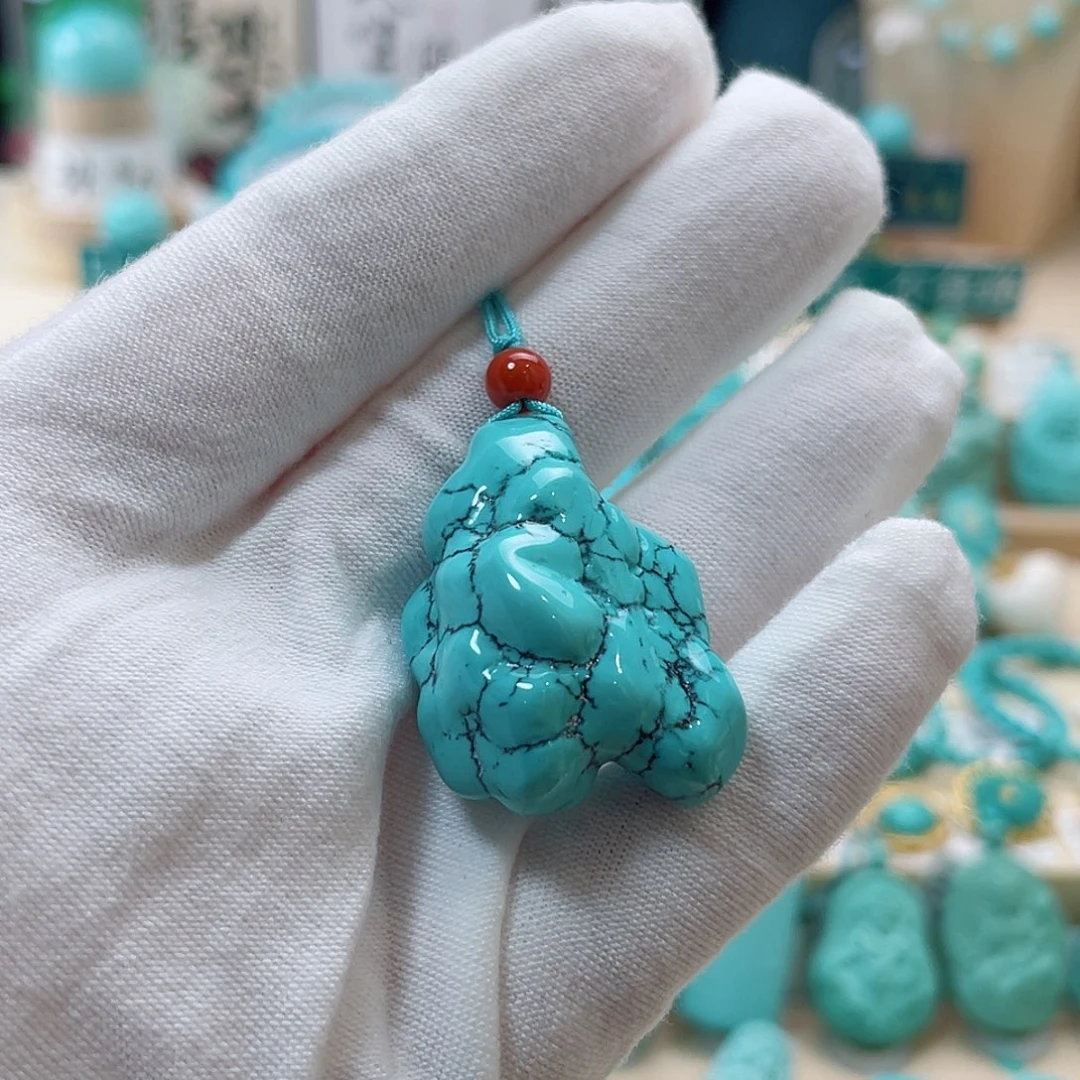 绿松石珠宝奇石未镶嵌