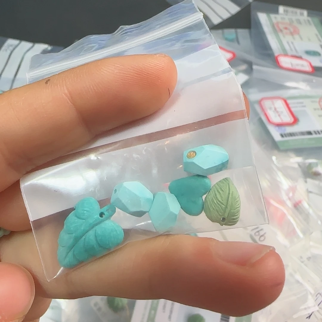 绿松石珠宝半成品未镶嵌