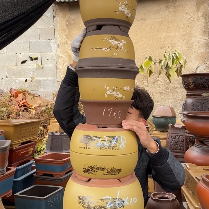 紫砂花盆紫砂特价包邮