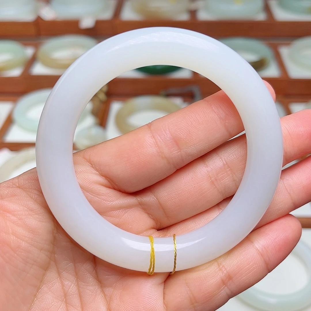 未镶嵌手镯和田玉55.3