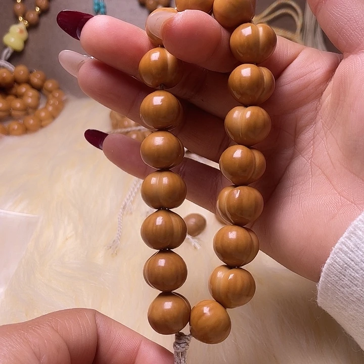 手串猴头核桃16尺寸镜面柯基屁桃手持全品无暇